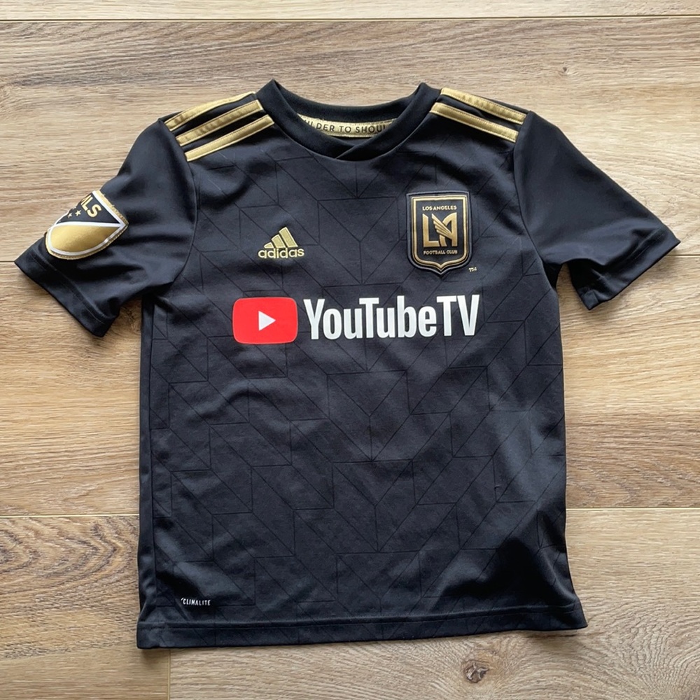 Los angels FC soccer Vela Jersey boys size S